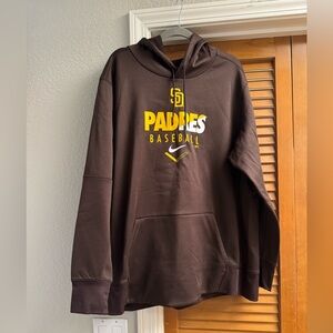 Nike Dark Brown Padres Baseball Hoodie